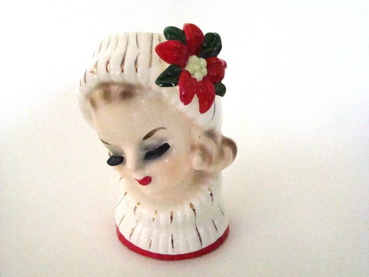 Vintage authentic Lady Head Vase Napcoware CX5409