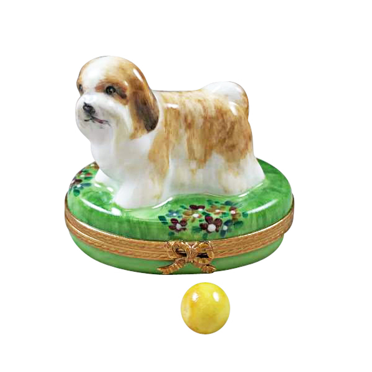 Rochard SHIH TZU GREY Limoges Box 