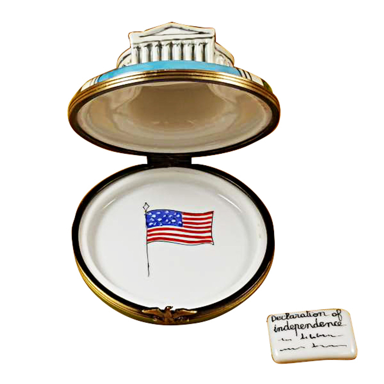 Rochard Jefferson Memorial Limoges Box RT246-I