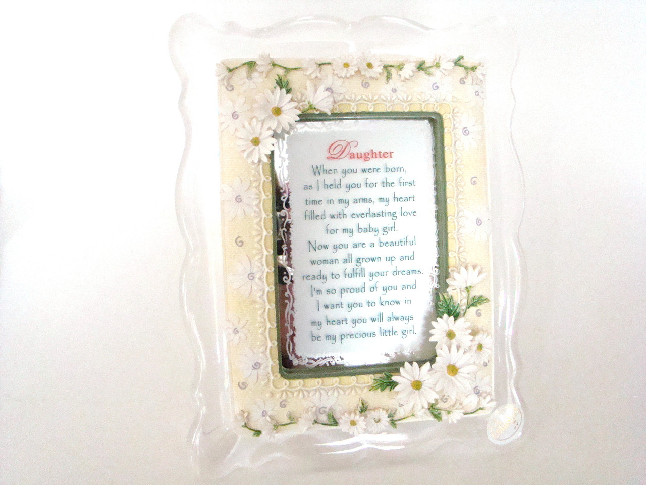 DAUGHTER - Musical Decorative Frame with Daughter Poem (RM-7004)