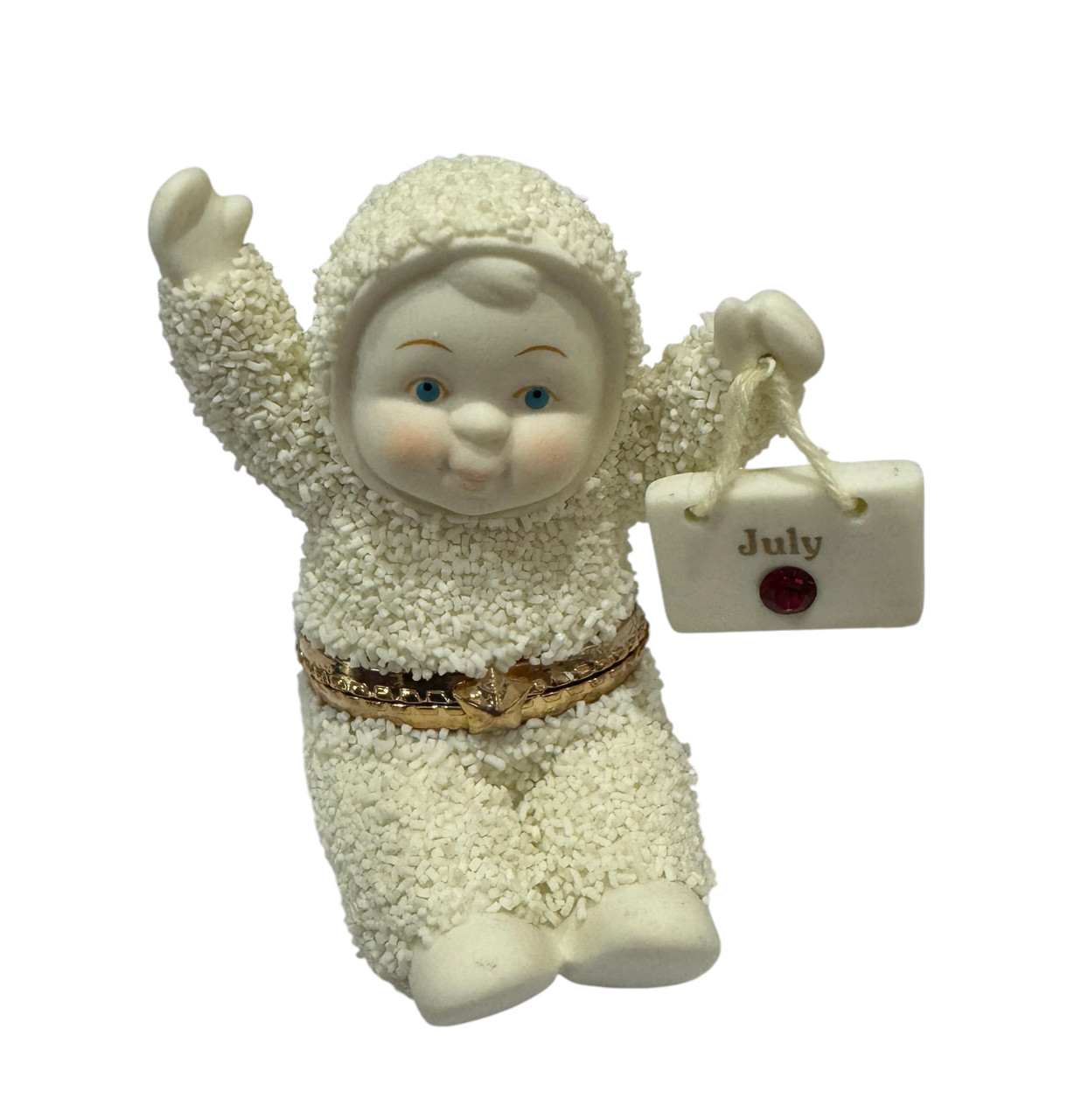 Dept. 56 Snowbabies JULY Birthday Hinged Box