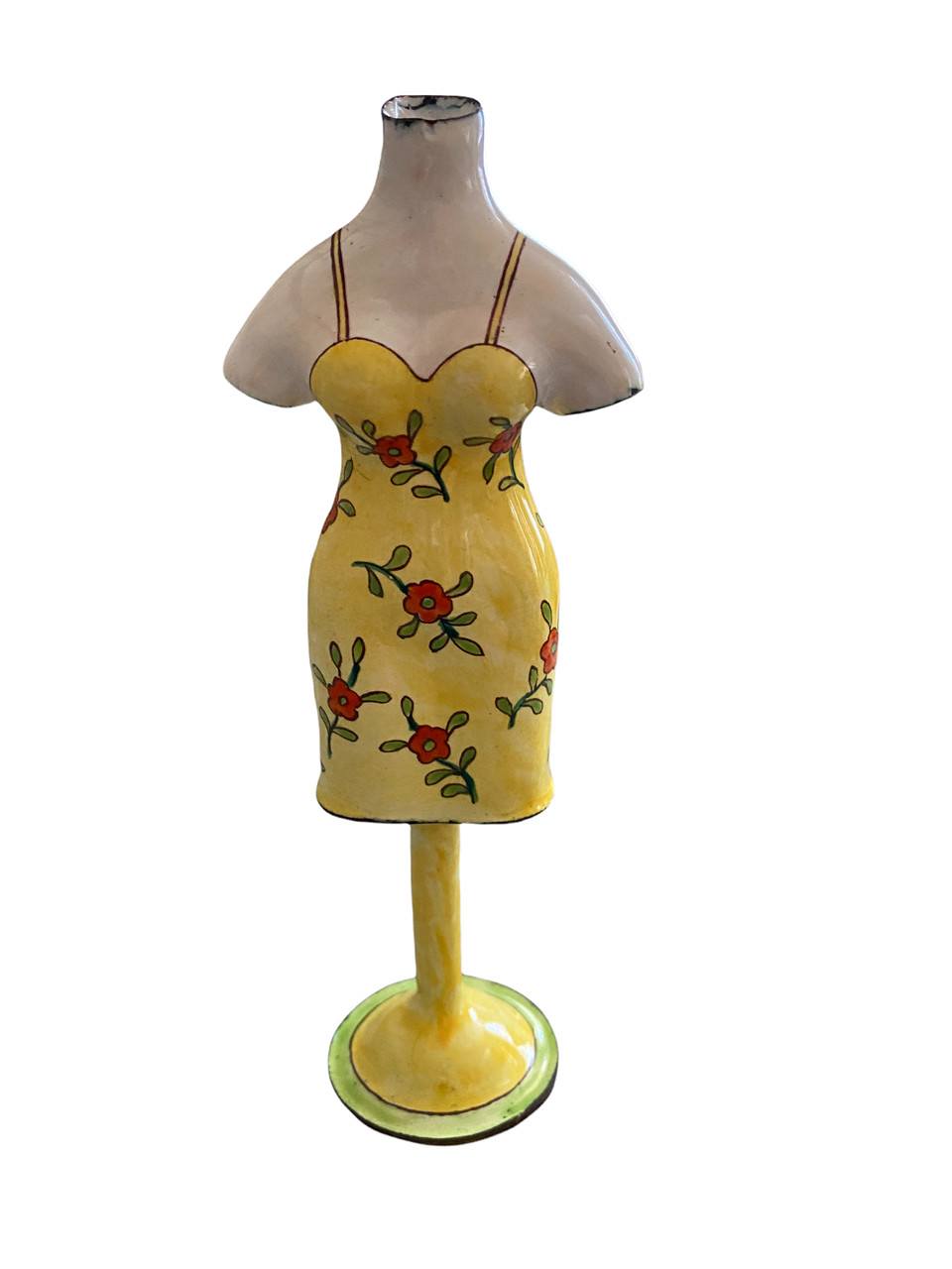 Kelvin Chen Mannequin Dress Form in Yellow Dress EG015