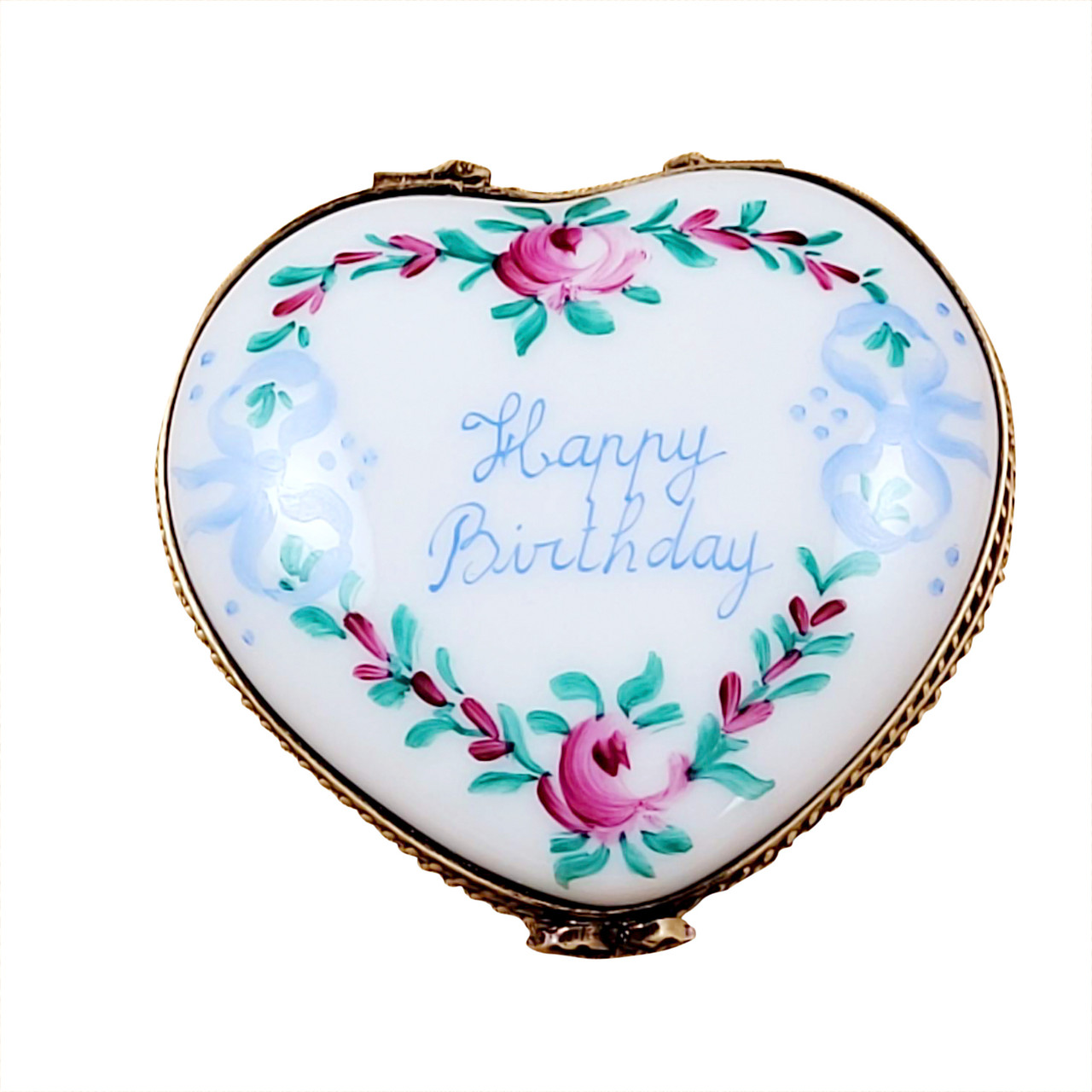 Happy Birthday Heart Rochard Limoges Box RH247