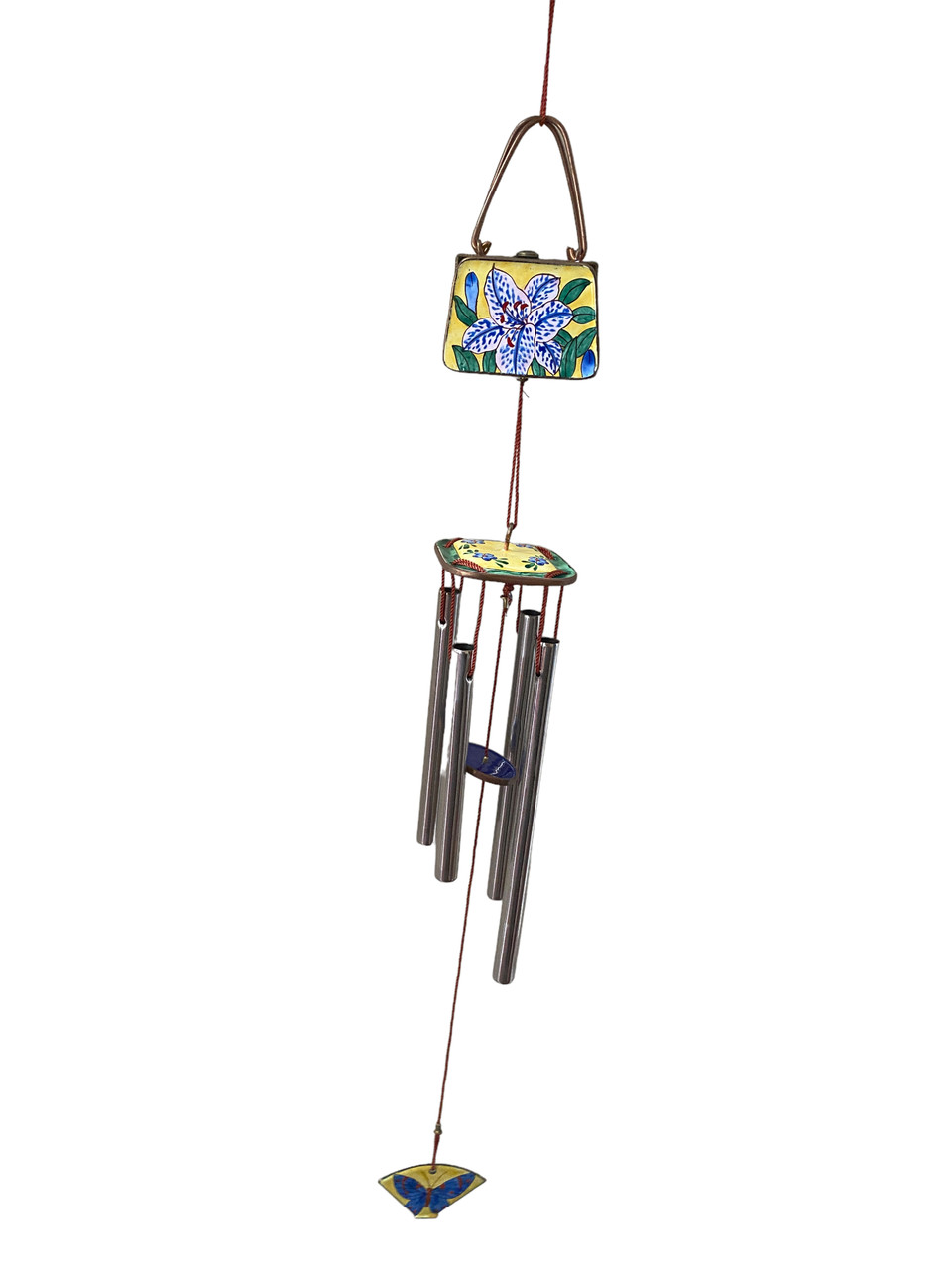 Kelvin Chen Enamel Wind Chimes Yellow Purse (EW017)