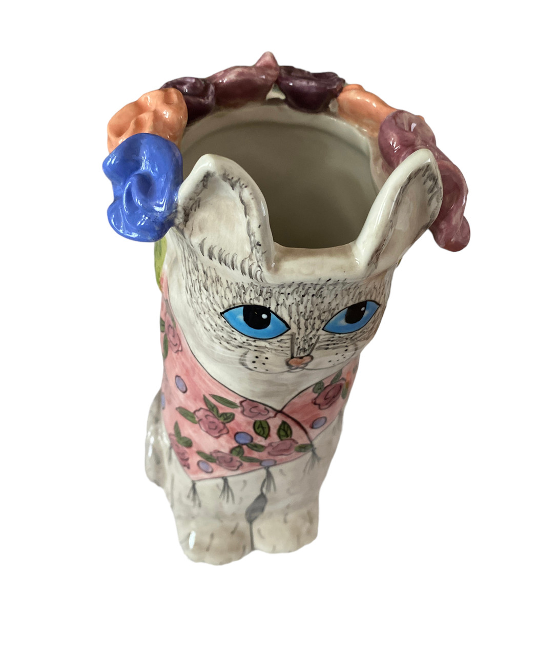 Susan Paley Granny Cat Vase | Susan Paley Lady Vases