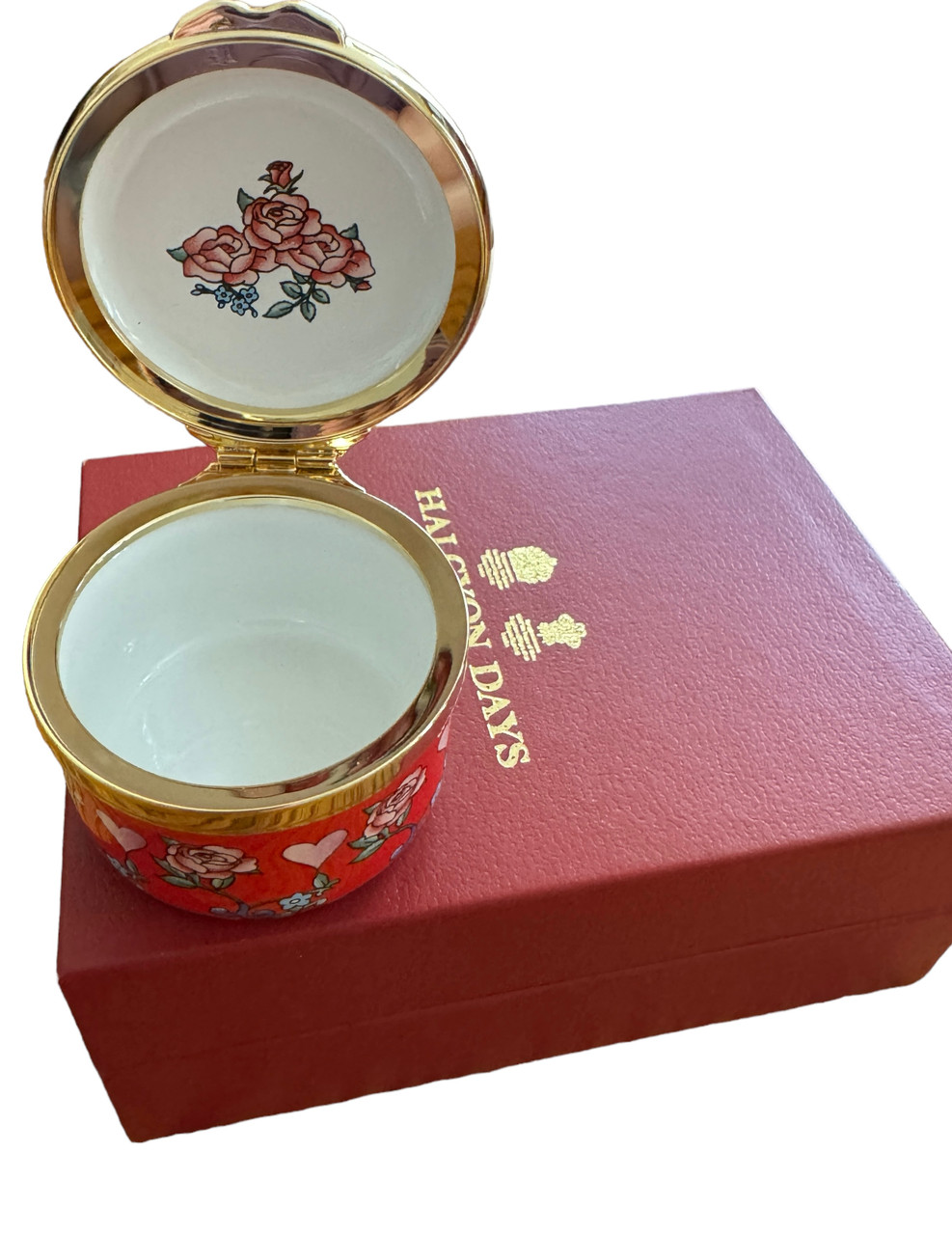 HALCYON DAYS ENAMELS エナメルボックス Happy Anniversary Enamel Box | Halcyon Days – HALCYON DAYS