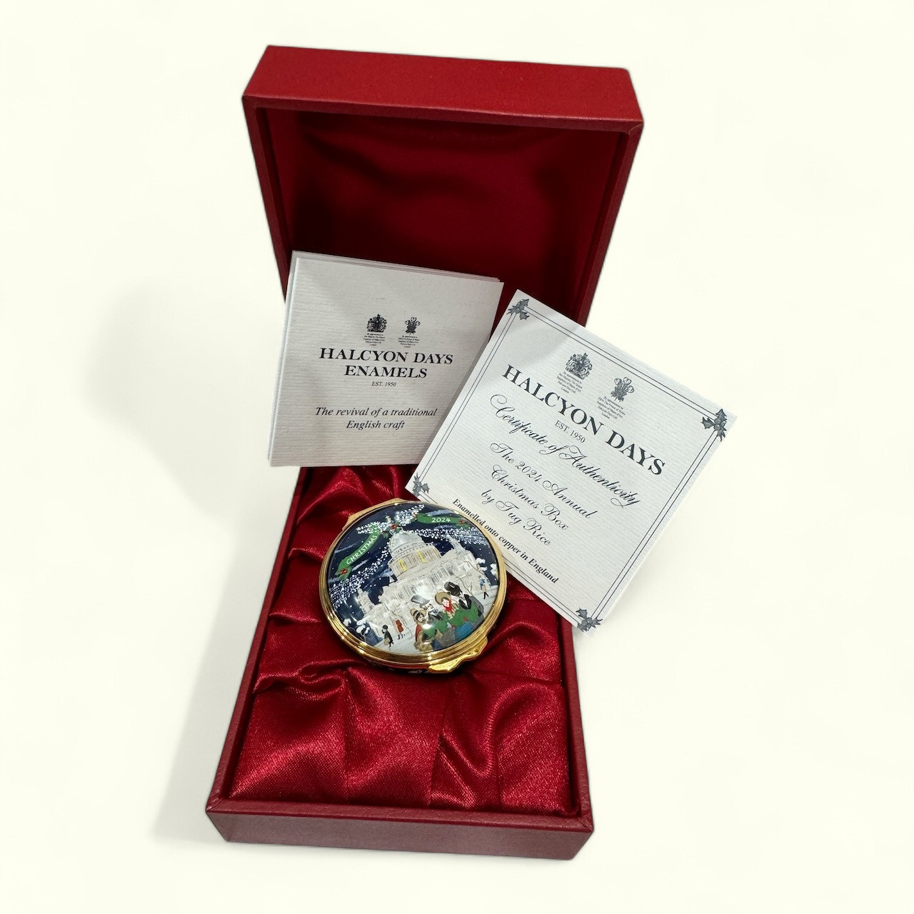 2024 Christmas Box ENCH240101G | Halcyon Days Enamels