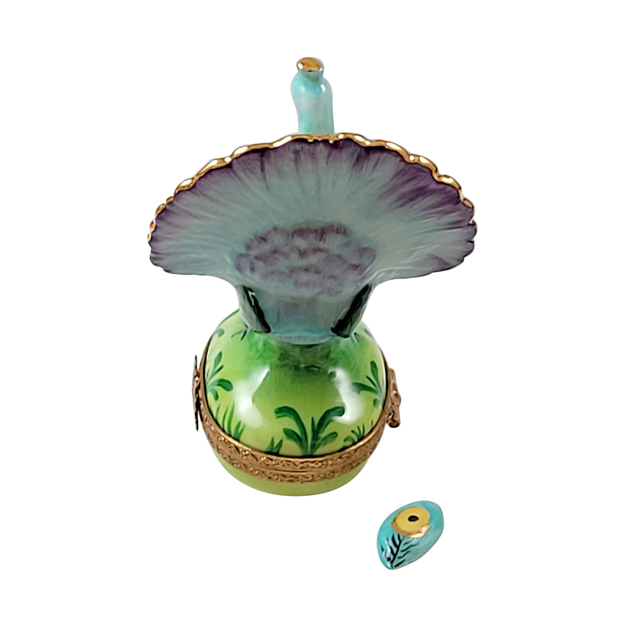 PEACOCK WITH FEATHER RA100