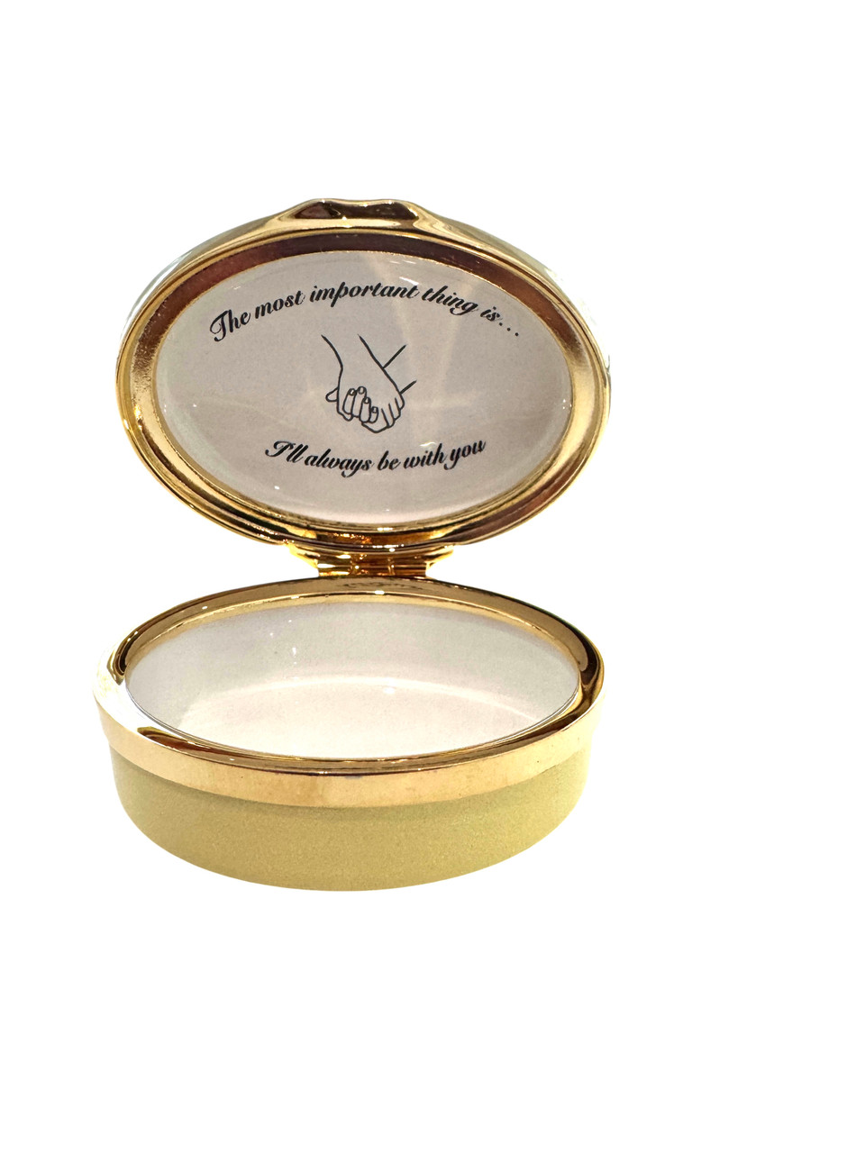 Winnie the Pooh The Most Important Think Is | Halcyon Days Enamel