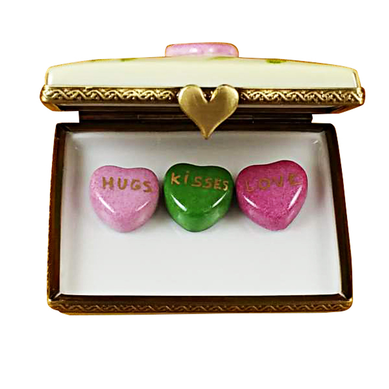 Envelope - For You W/3 Hearts Rochard Limoges Box