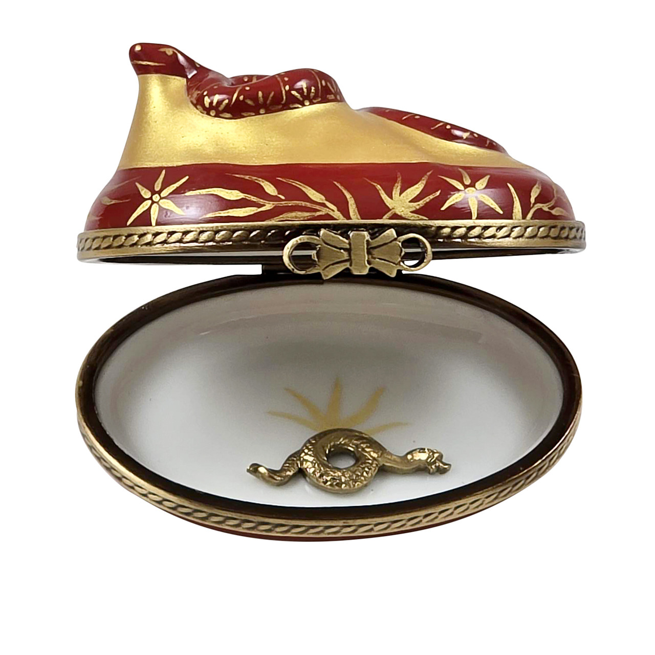 2025 YEAR OF THE SNAKE WITH REMVOABLE BRASS SNAKE Rochard Limoges Box RO019