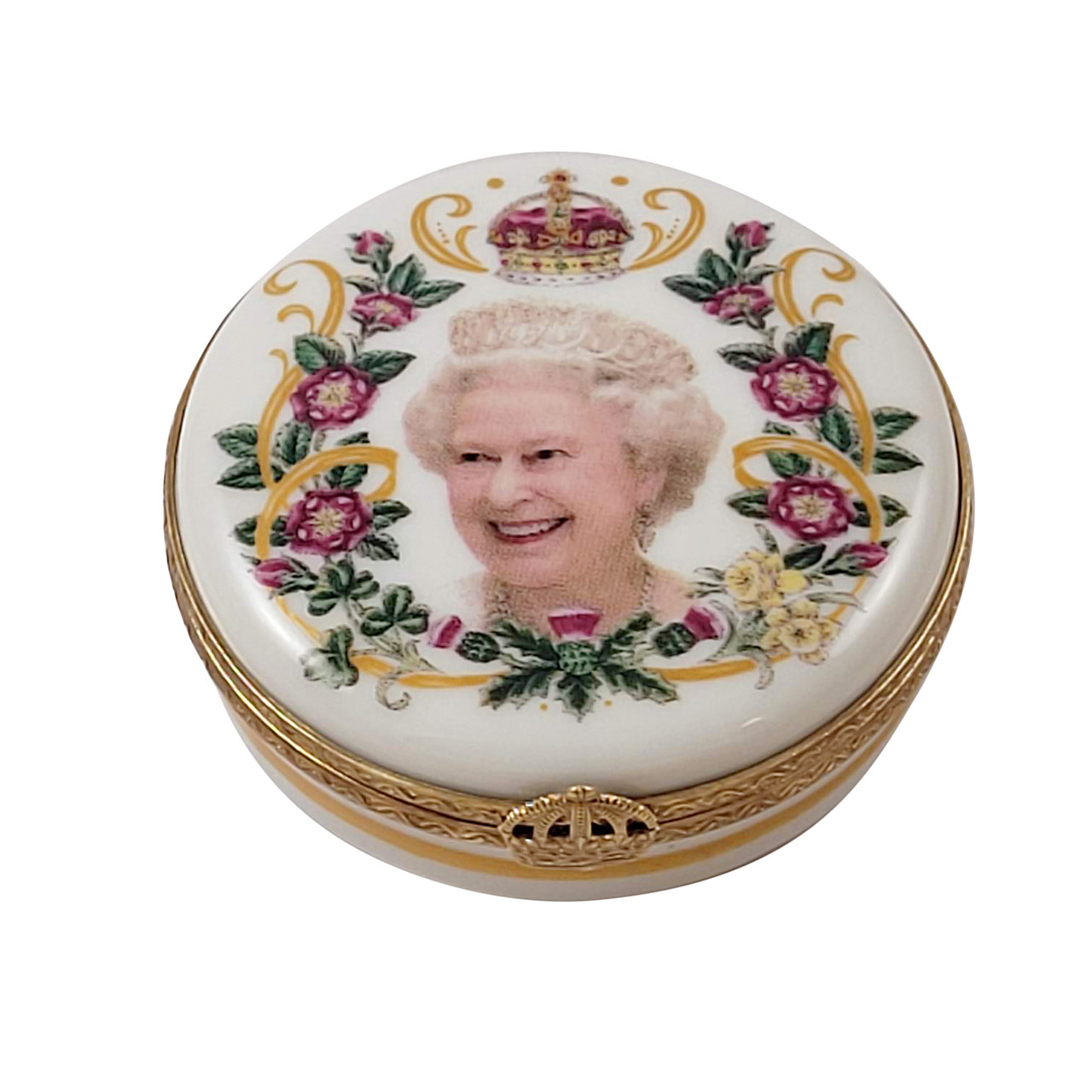 QUEEN ELIZABETH Rochard Limoges Box RO120