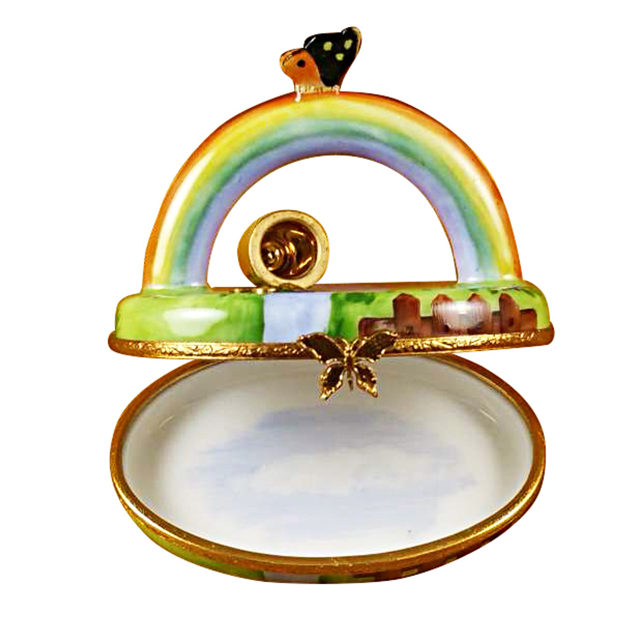 Pot Of Gold At End Of Rainbow Rochard Limoges Box
