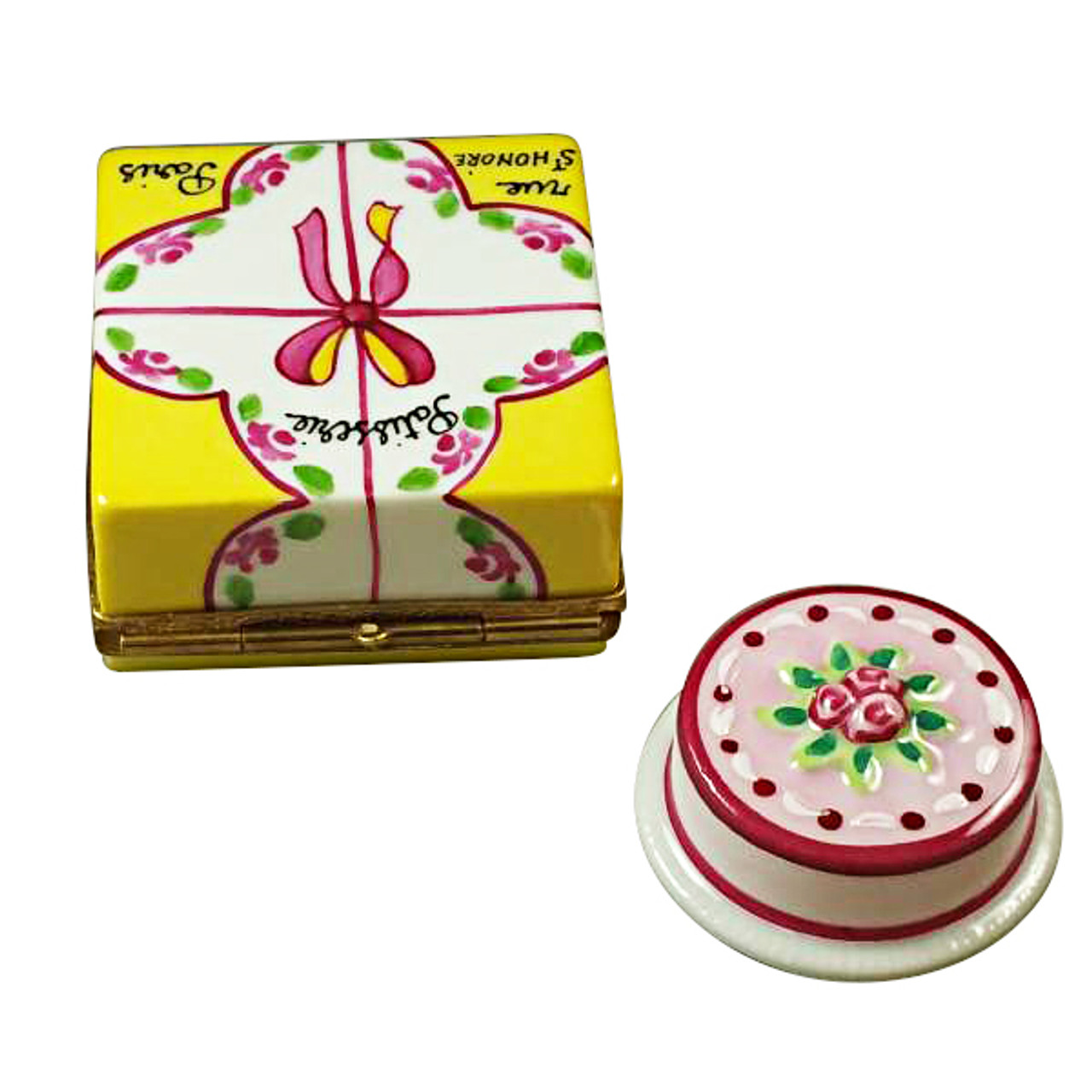 Cake Box W/Cake Rochard Limoges Box