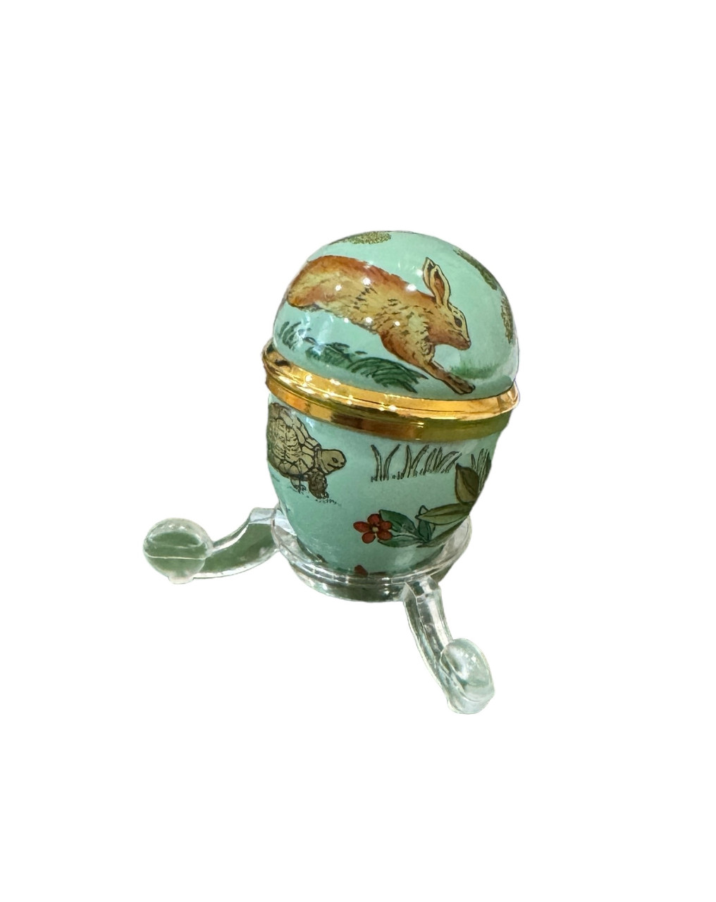 SMALL Acrylic Pedestal Egg Stand for Small Eggs