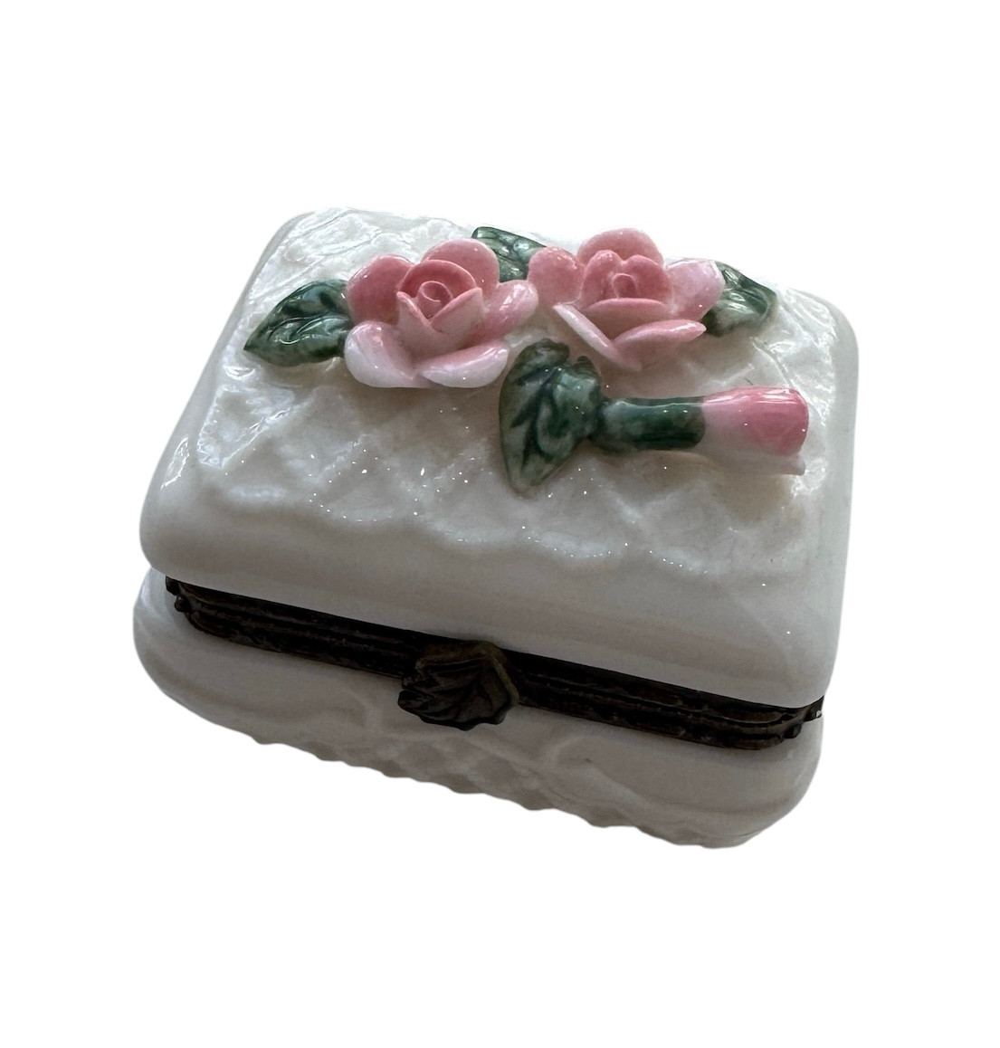 Katherine's Collection White rectangle shape PINK flowers (KA-19-90044RE-PINK)