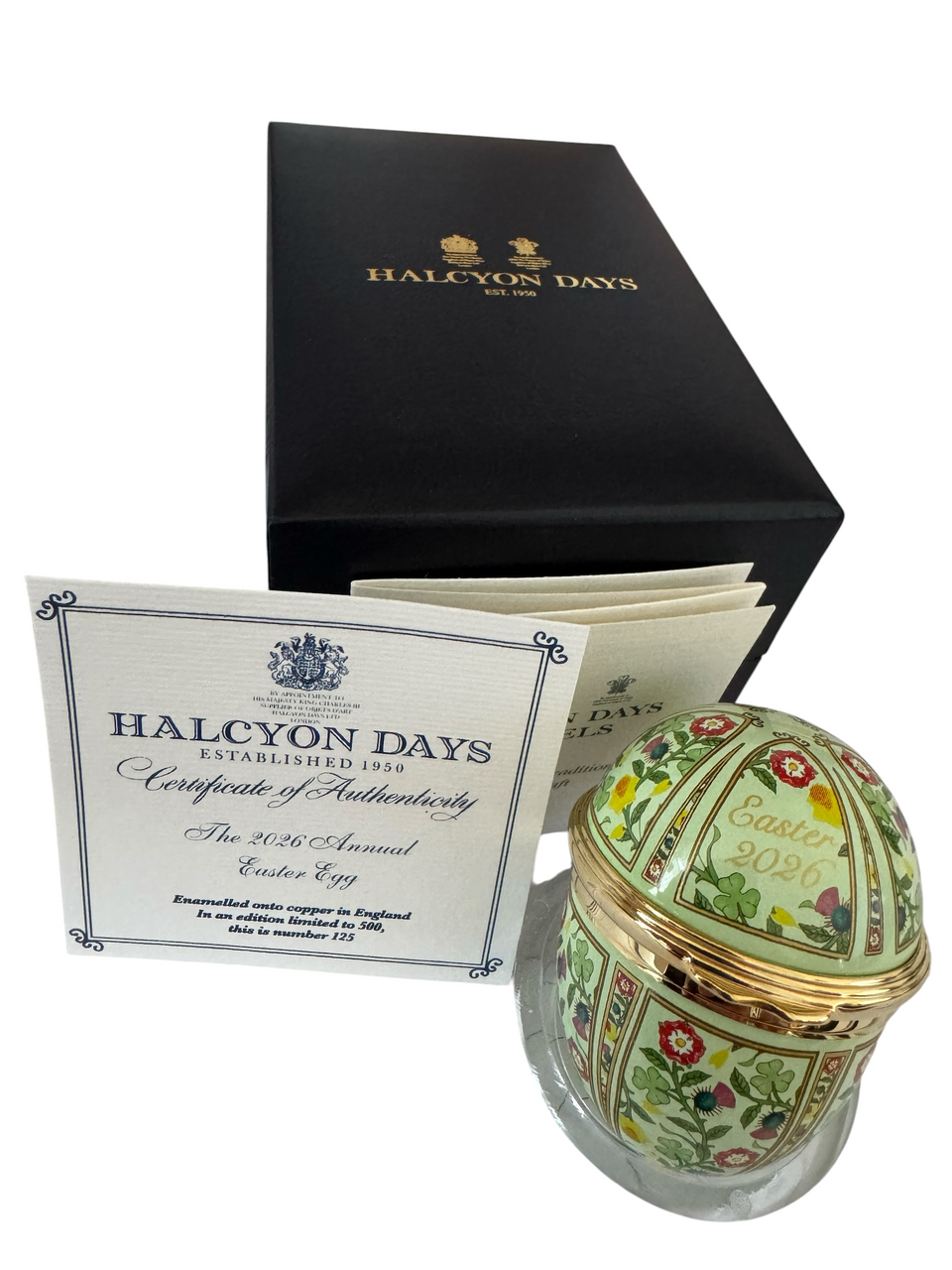 Halcyon Days 2026 Easter Egg Box ENEG260108G 