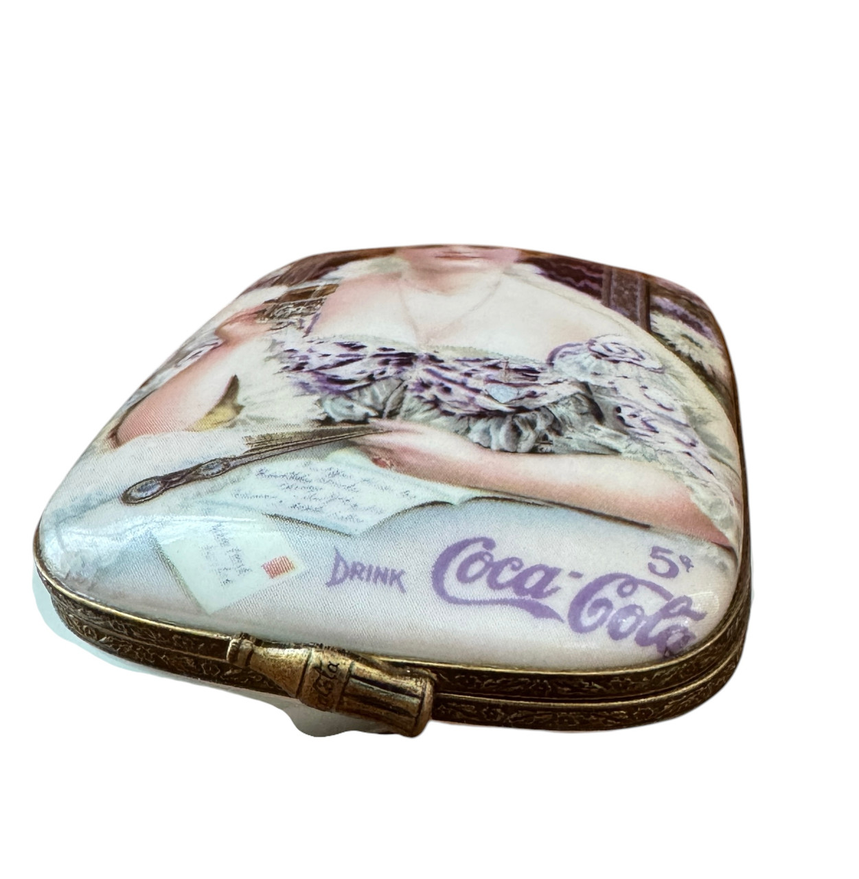 Coca Cola Hilda Clark Premiere Edition Limoges Box 9851-05