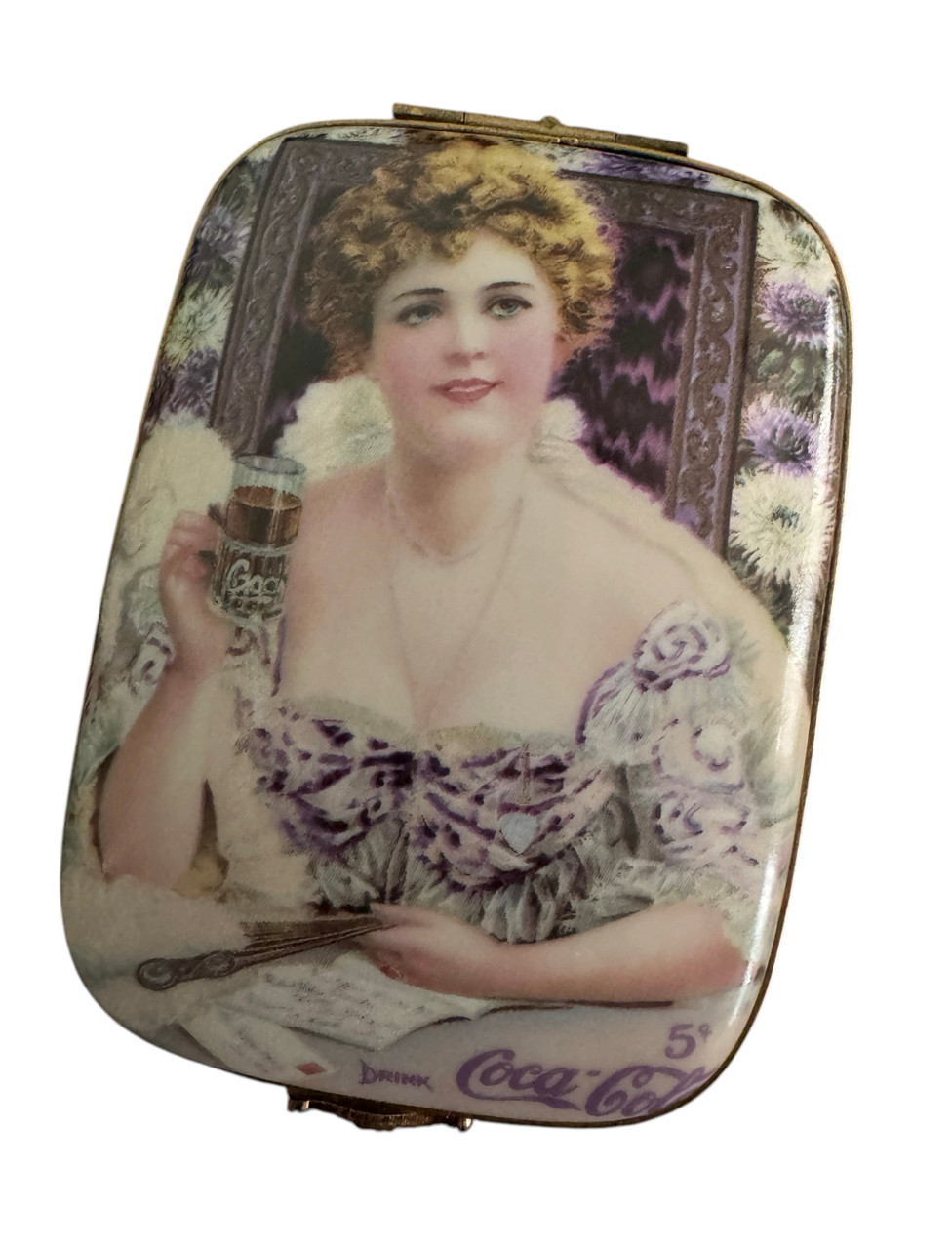Coca Cola Hilda Clark Premiere Edition Limoges Box 9851-05