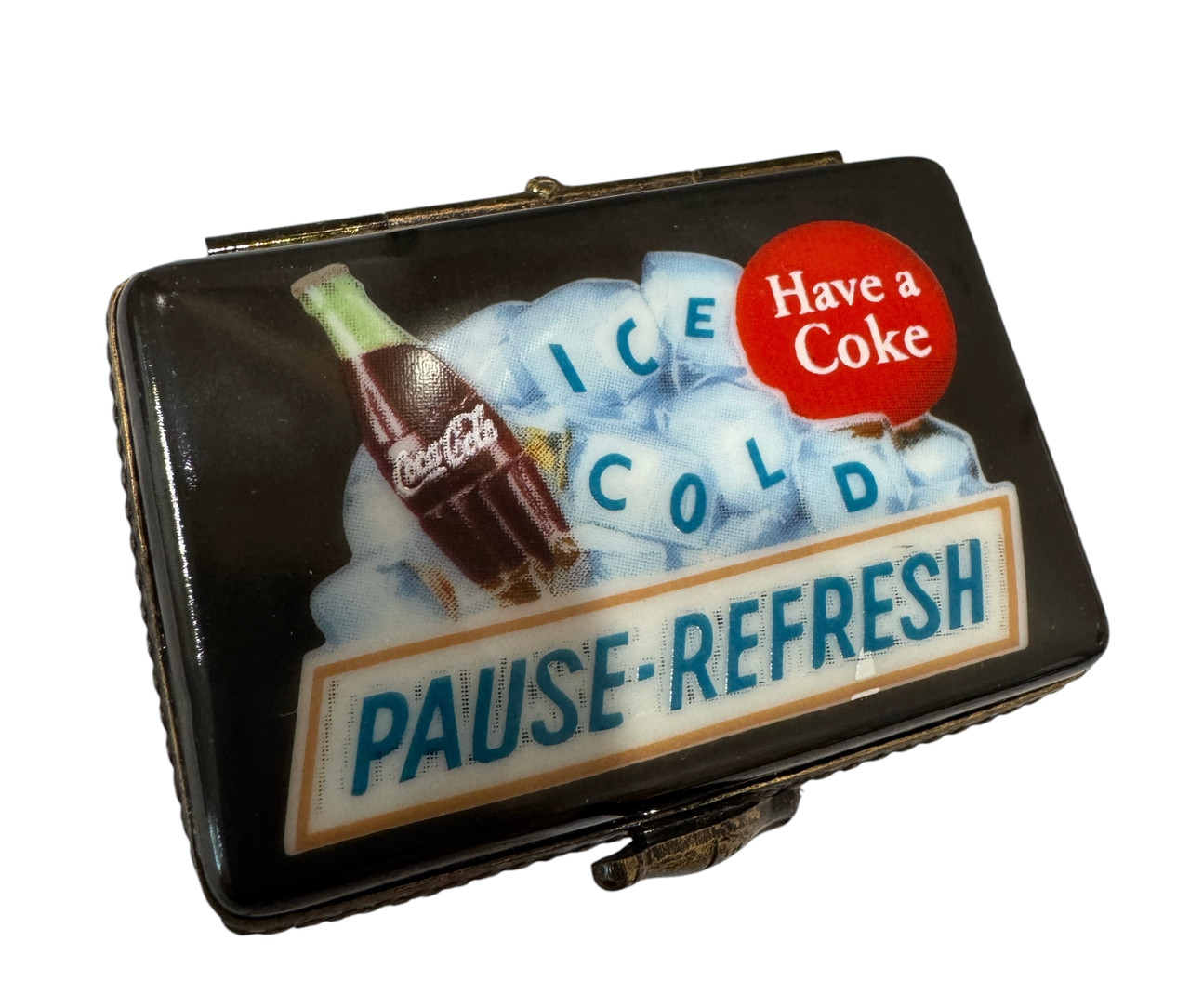 Coca Cola Pause Refresh Premiere Edition Limoges Box 9851-03