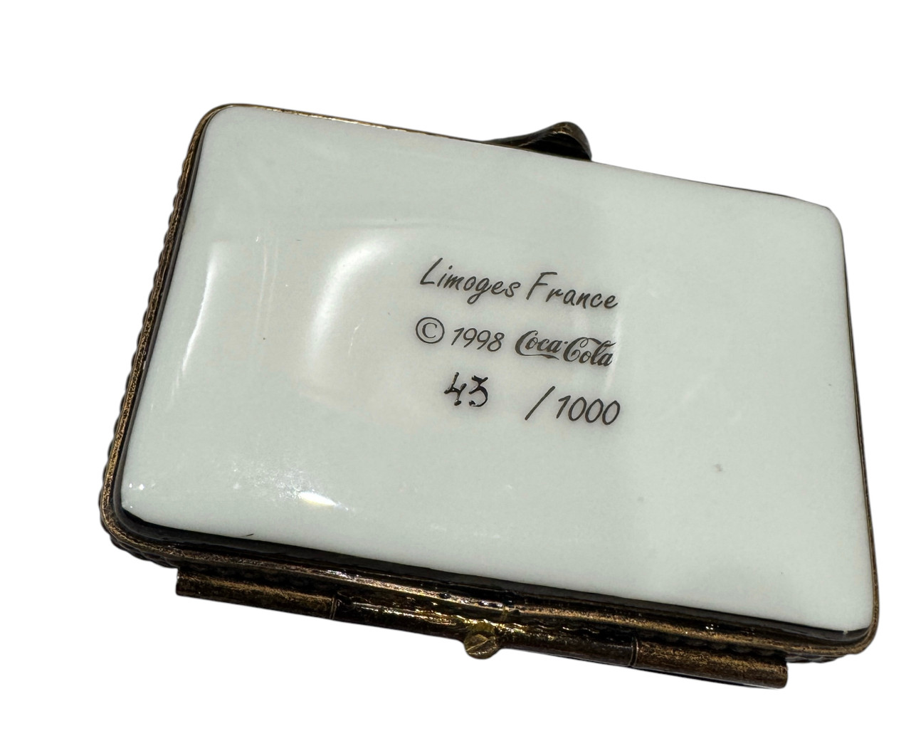 Coca Cola Pause Refresh Premiere Edition Limoges Box 9851-03