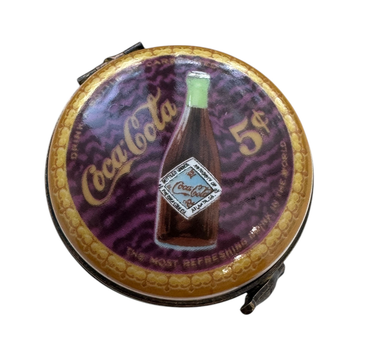 Coca Cola 1903 Bottle Tray Premiere Edition Limoges Box 9851-06