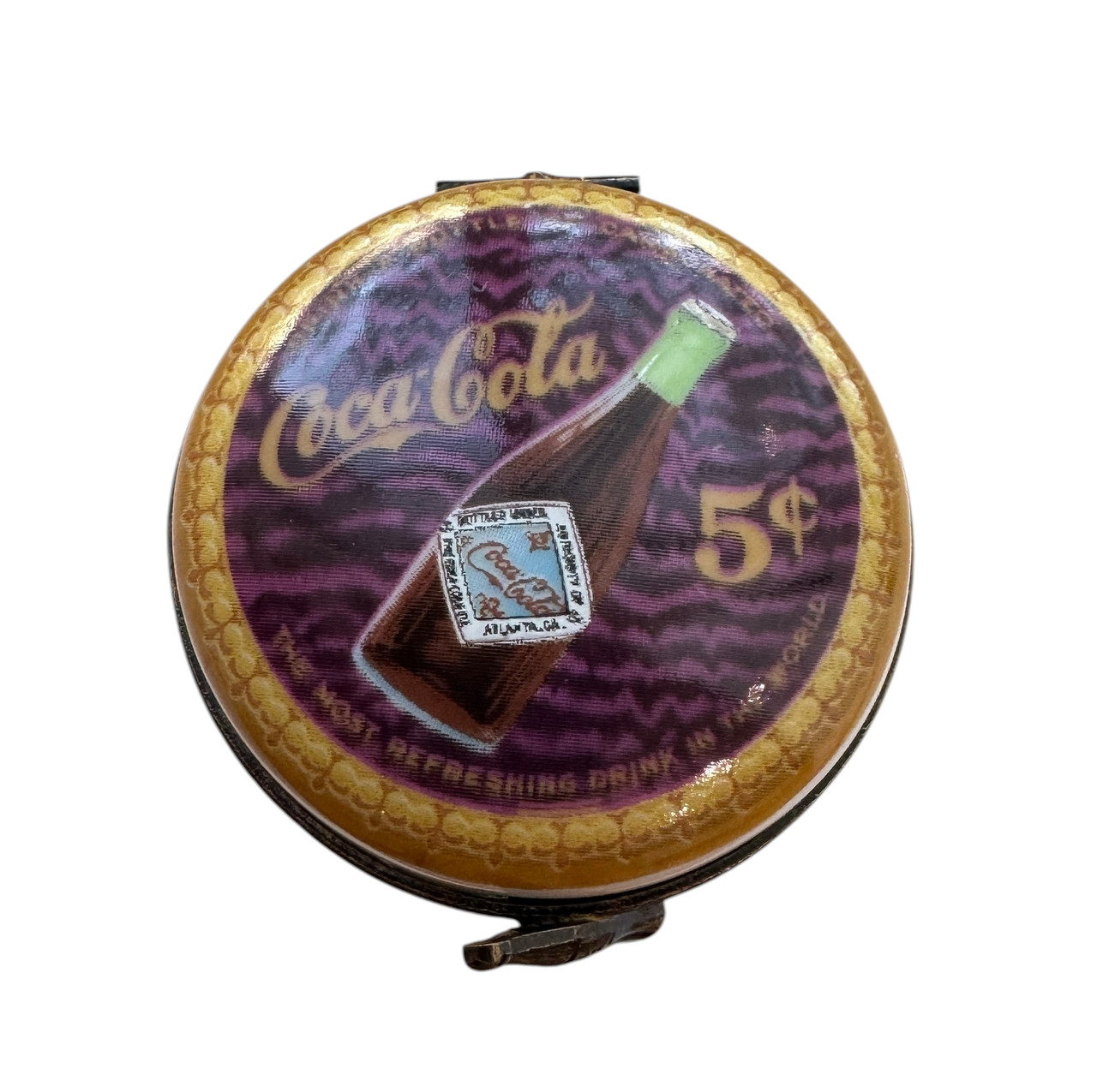 Coca Cola 1903 Bottle Tray Premiere Edition Limoges Box 9851-06