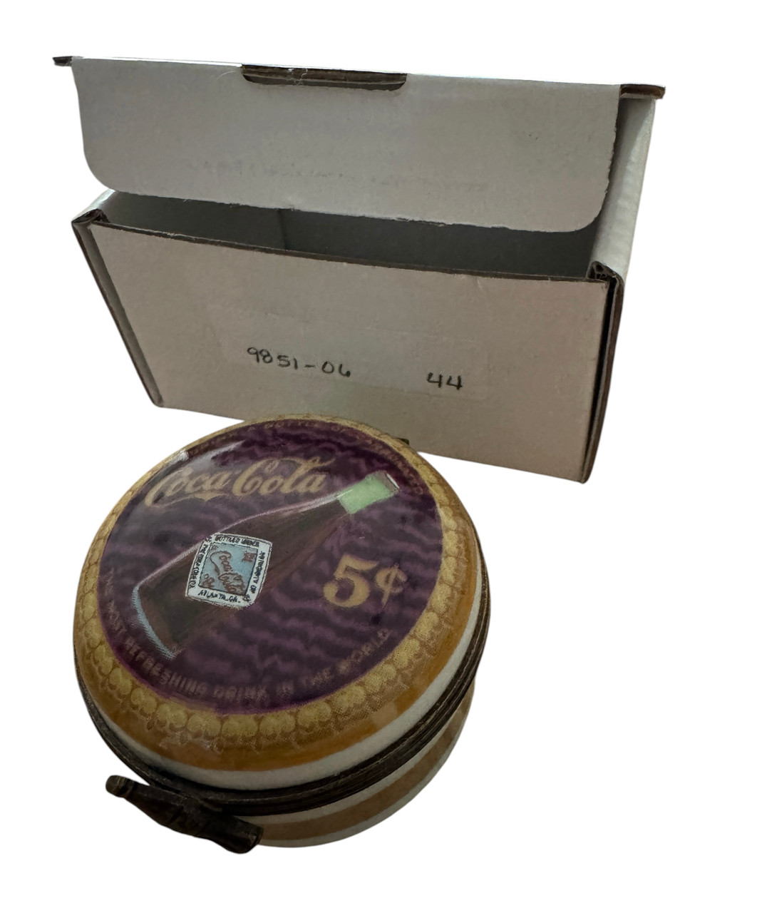 Coca Cola 1903 Bottle Tray Premiere Edition Limoges Box 9851-06