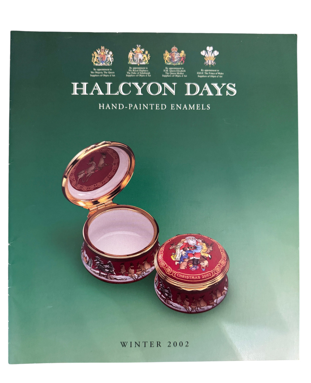 Halcyon Days Hand-painted Enamels Winter 2002
