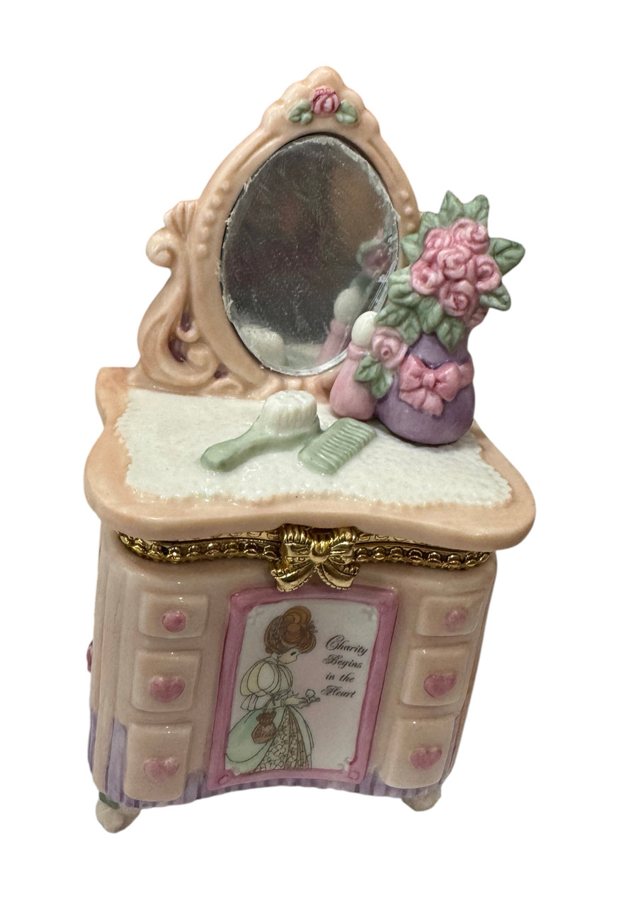 Enesco Precious Moments Dresser Mirror Trinket Box (EN331074) 