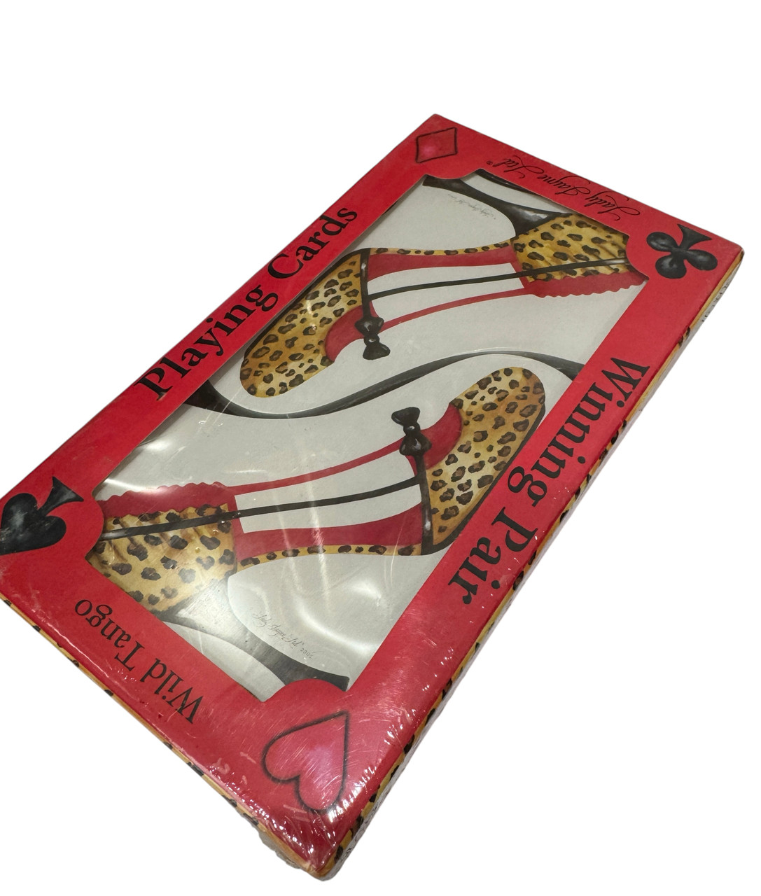 Lady Jayne Ltd - Leopard High Heels Winning Pair PLAYING CARDS (LJ84400)