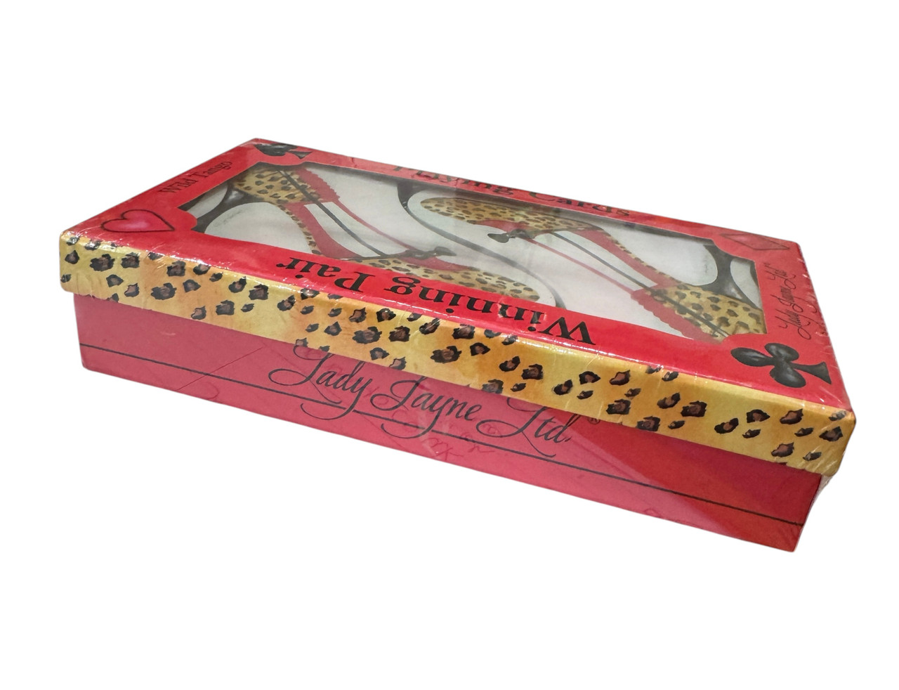 Lady Jayne Ltd - Leopard High Heels Winning Pair PLAYING CARDS (LJ84400)