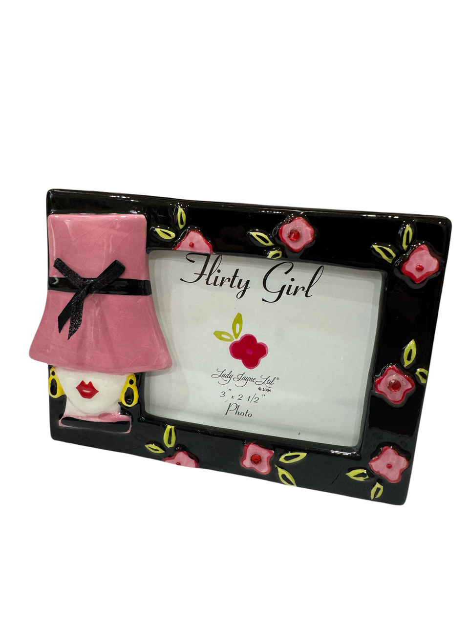 Lady Jayne Ltd Vanity Flair FLIRTY GIRL Ceramic Photo Frame Nina