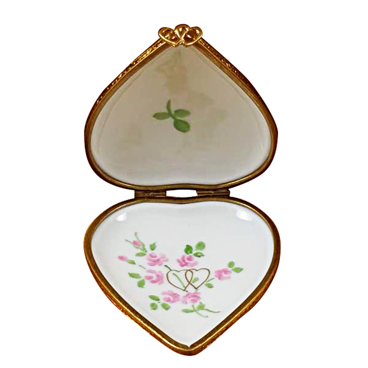 Studio Collection - Heart W/Wedding Couple Rochard Limoges Box