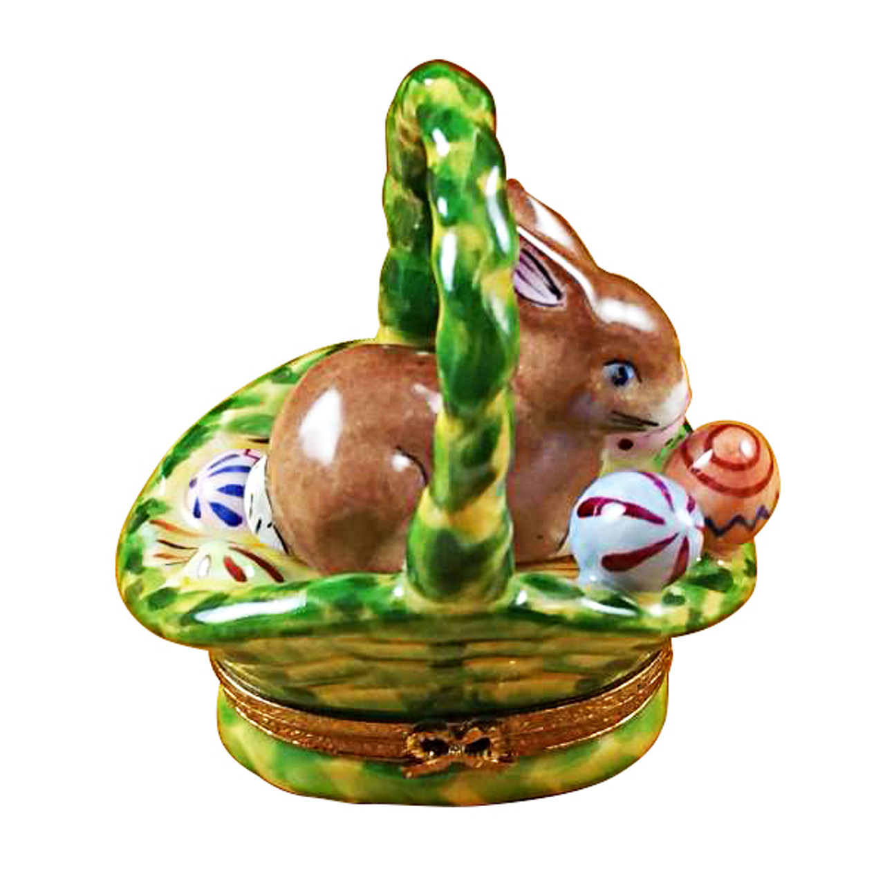 Rabbit Basket/Easter Eggs Rochard Limoges Box