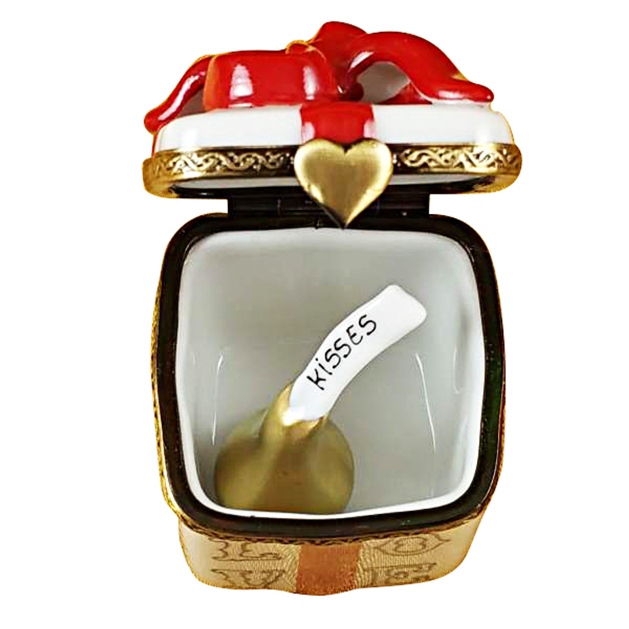 Love Gift Box With Xo/Xo And Removable Kiss Rochard Limoges Box