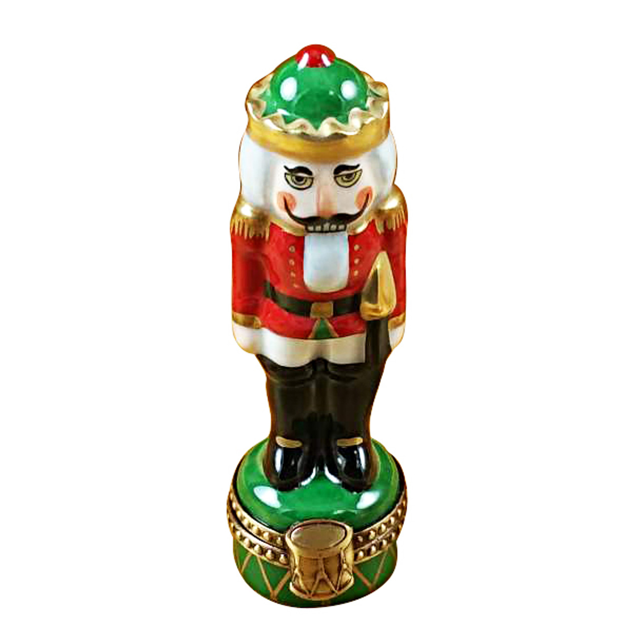 Rochard NUTCRACKER ON GREEN BASE Limoges Box RX001-I