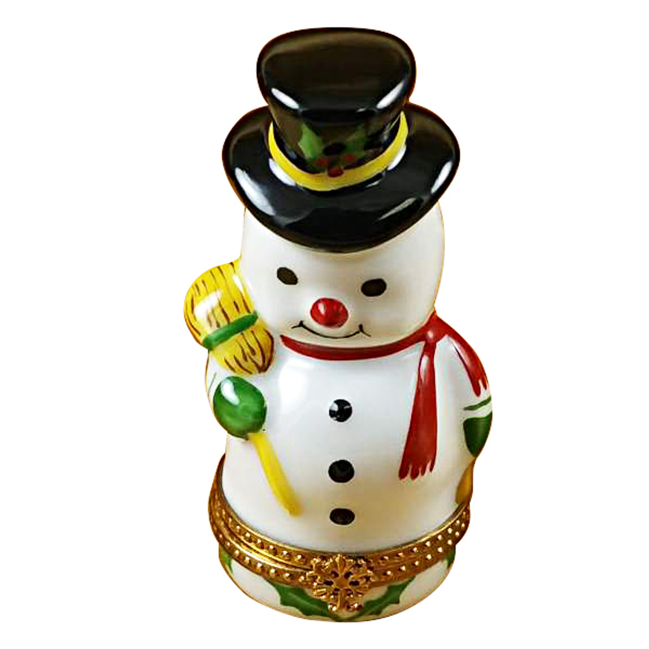 Snowman Rochard Limoges Box