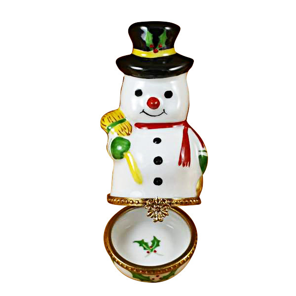 Snowman Rochard Limoges Box