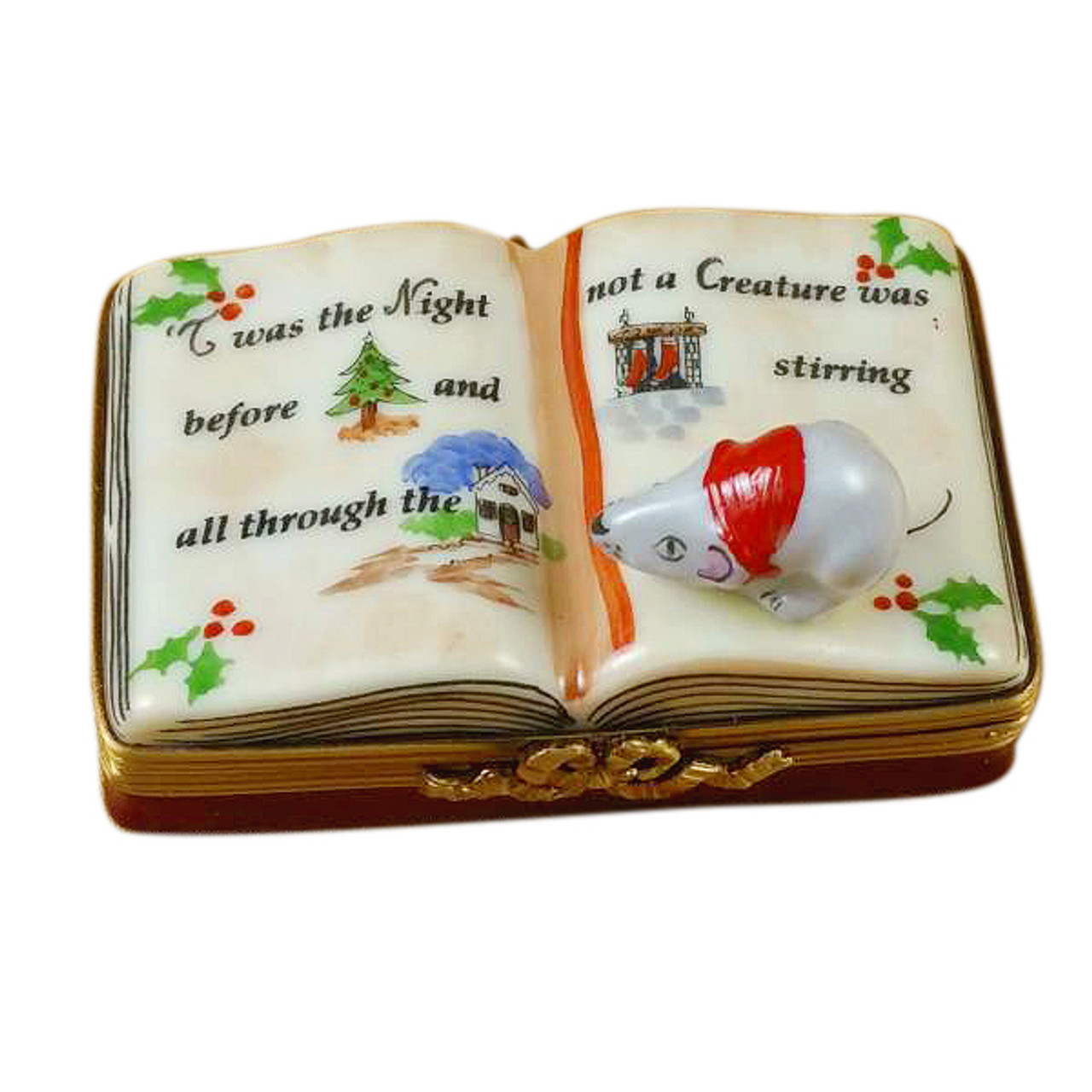 Twas The Night Before Christmas Book Rochard Limoges Box