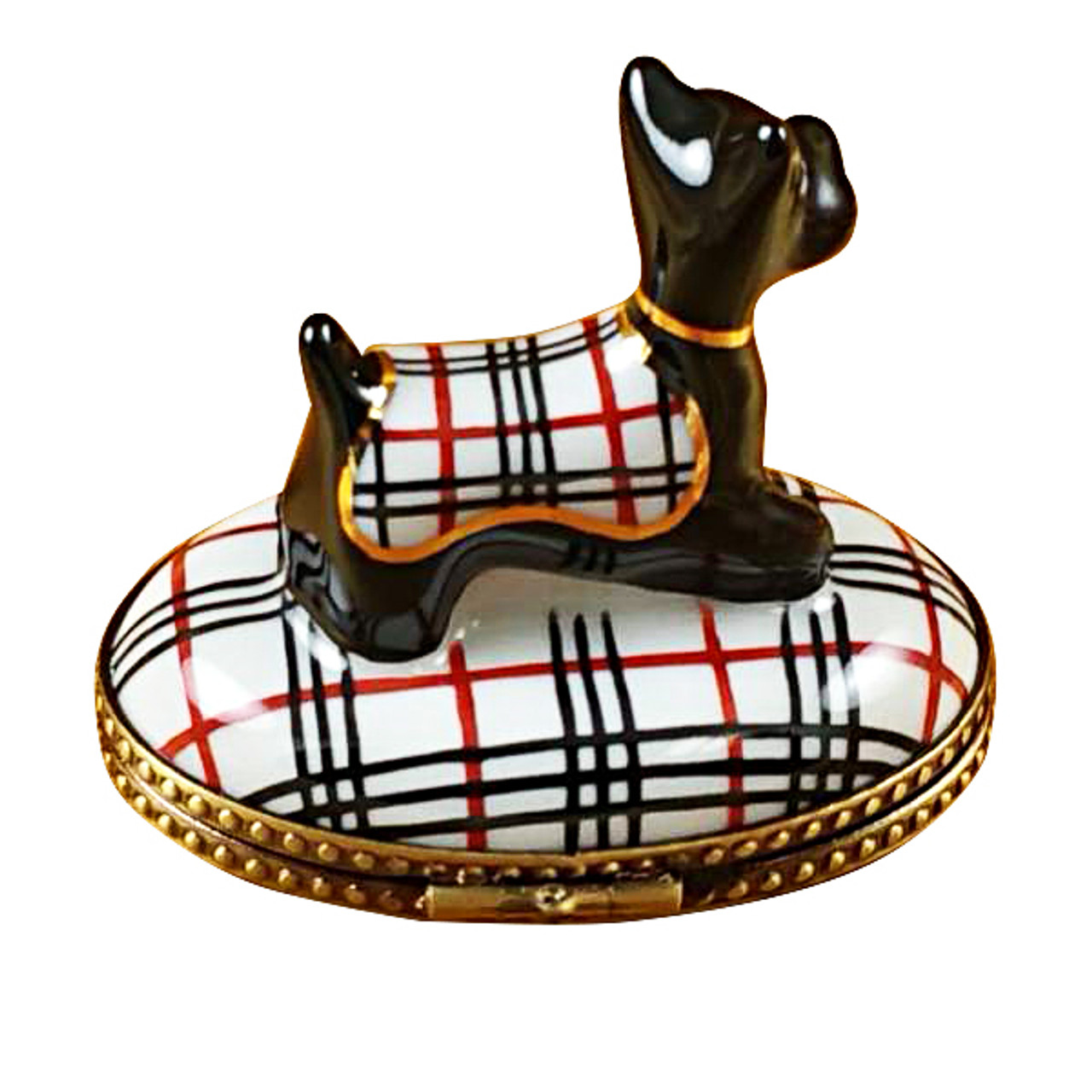 Scottish Terrier - Burberry Rochard Limoges Box