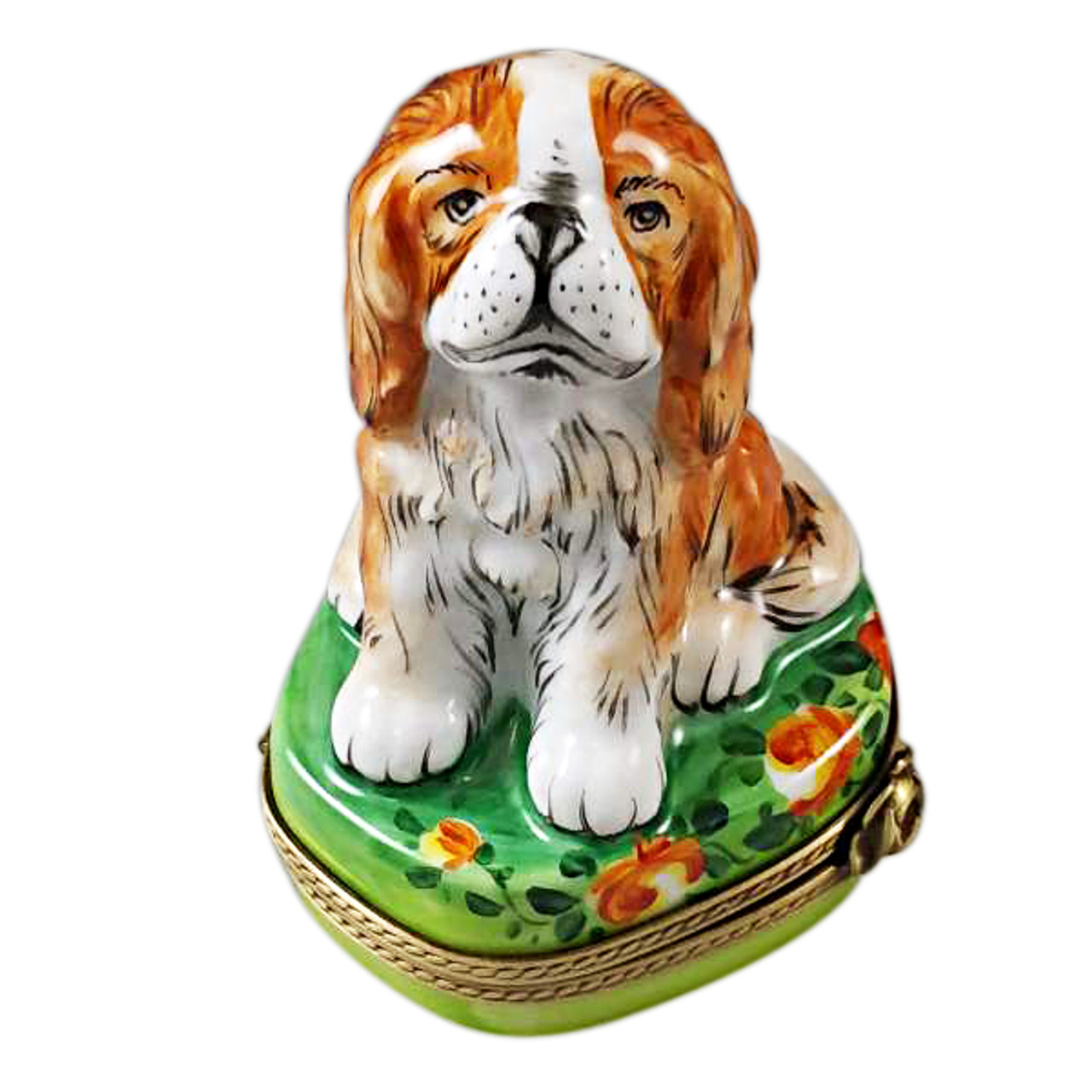 King Charles Spaniel Rochard Limoges Box