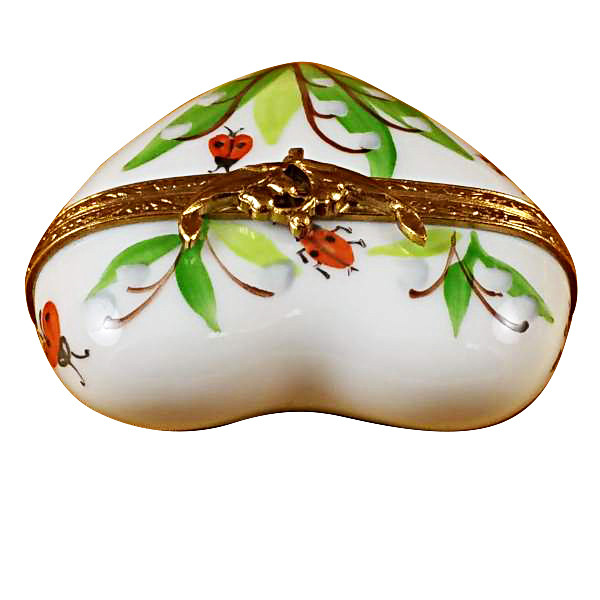 Lily Of The Valley Heart Rochard Limoges Box