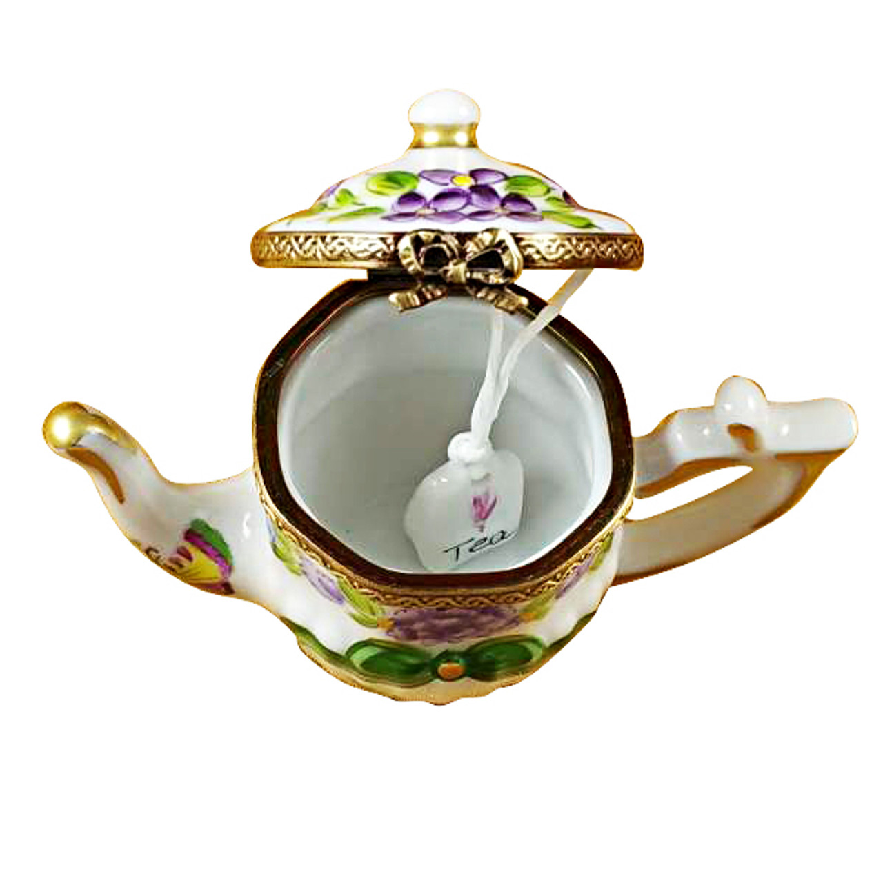 Teapot-Butterfly Rochard Limoges Box