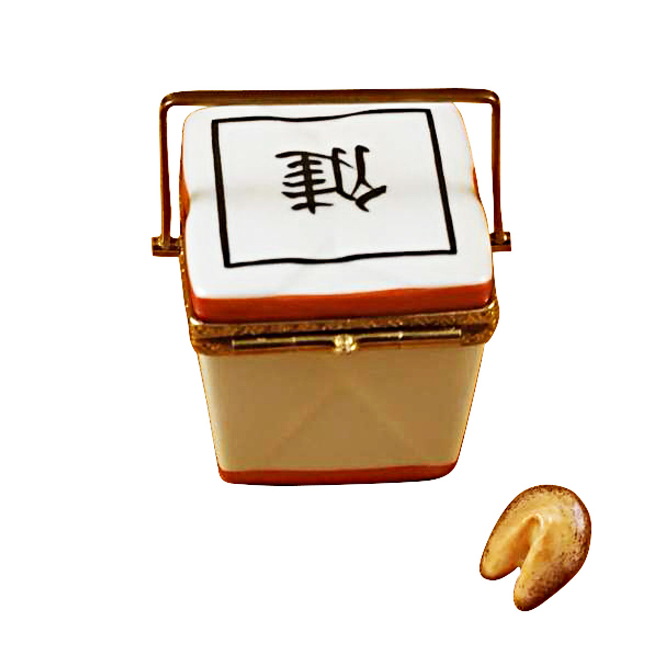 Chinese Take Out W/Calligraphy Rochard Limoges Box