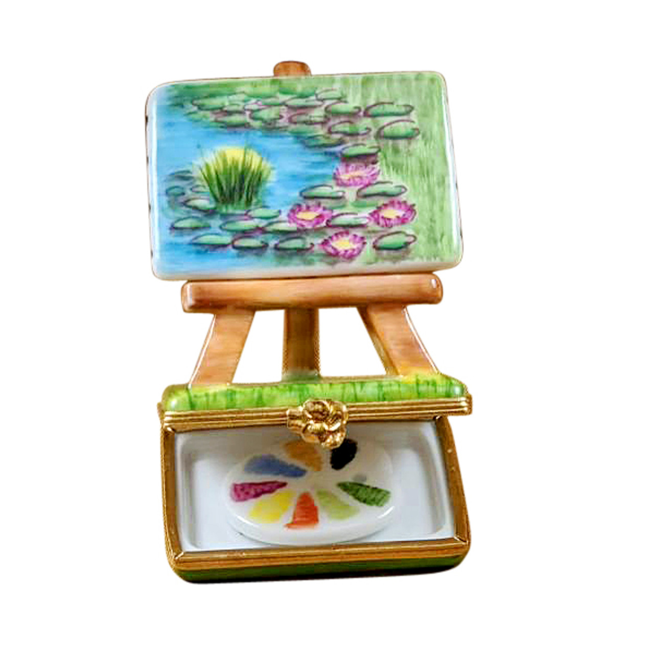 Rochard Monet Easel Limoges Box