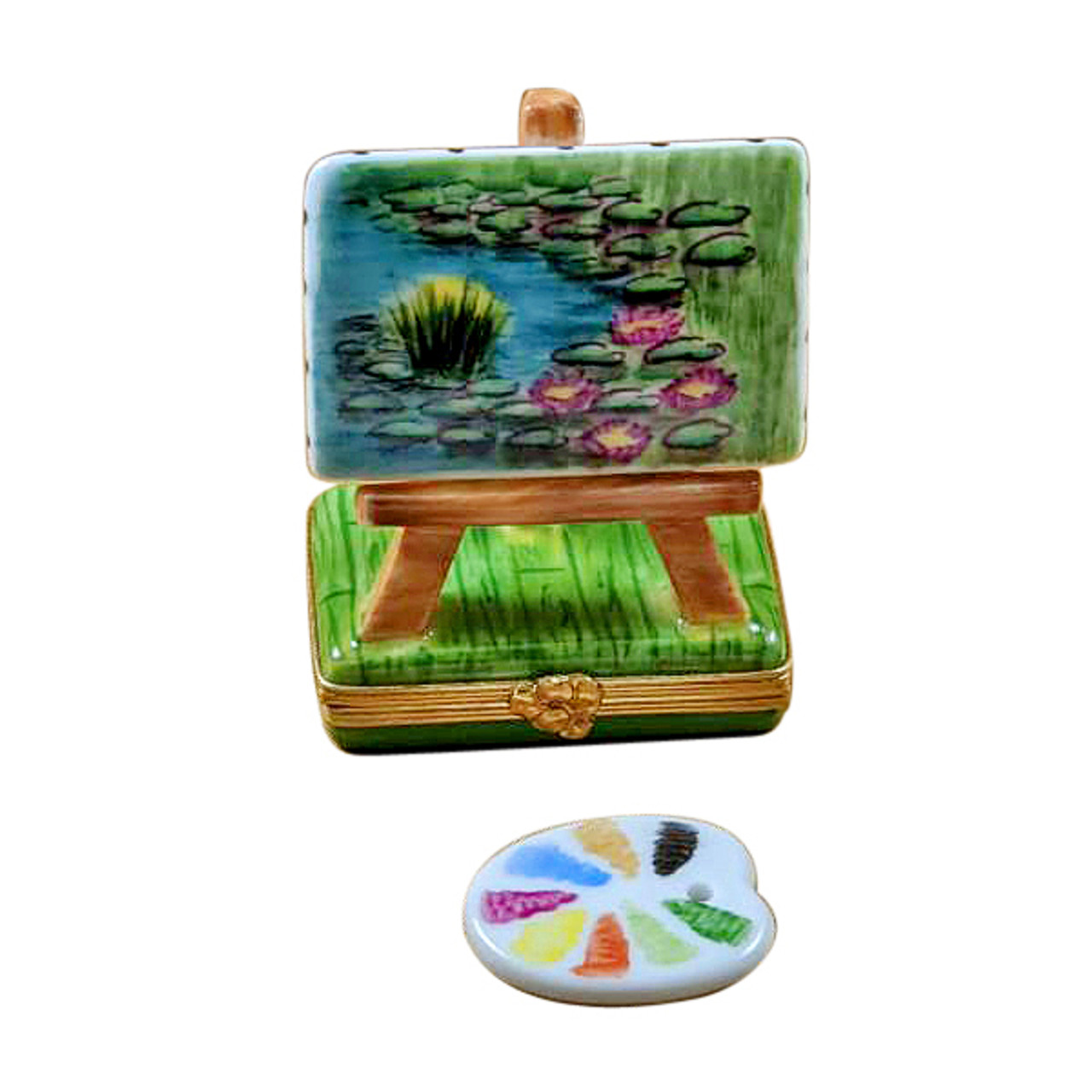 Monet Easel Limoges Box