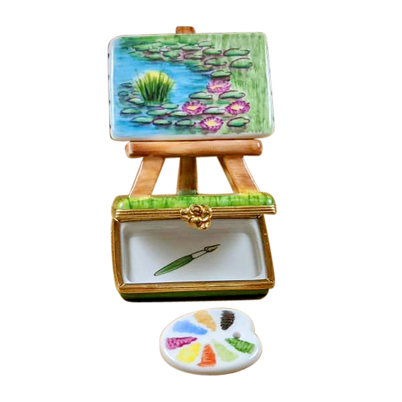 Rochard Monet Easel Limoges Box