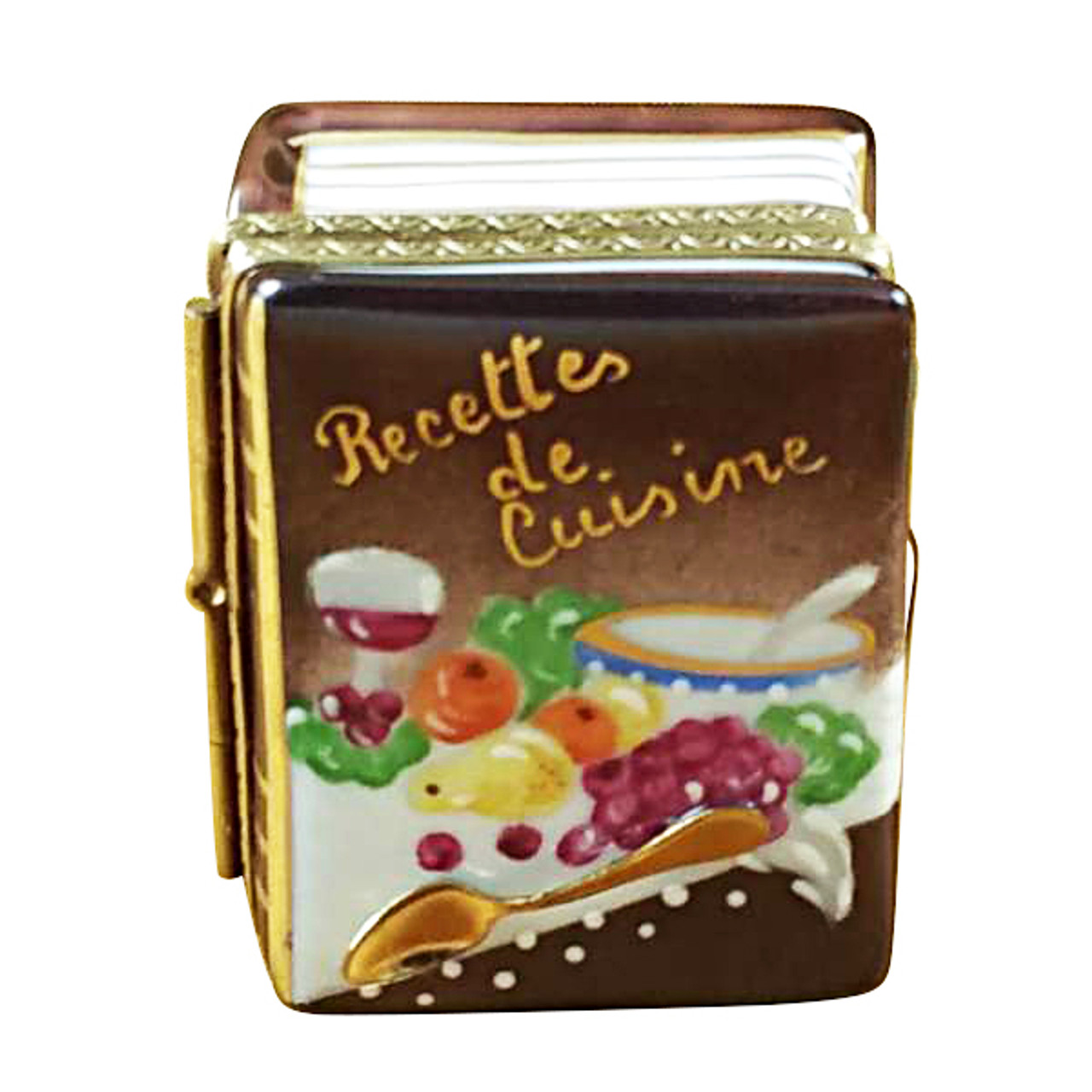 Cookbook W/Spoon Rochard Limoges Box