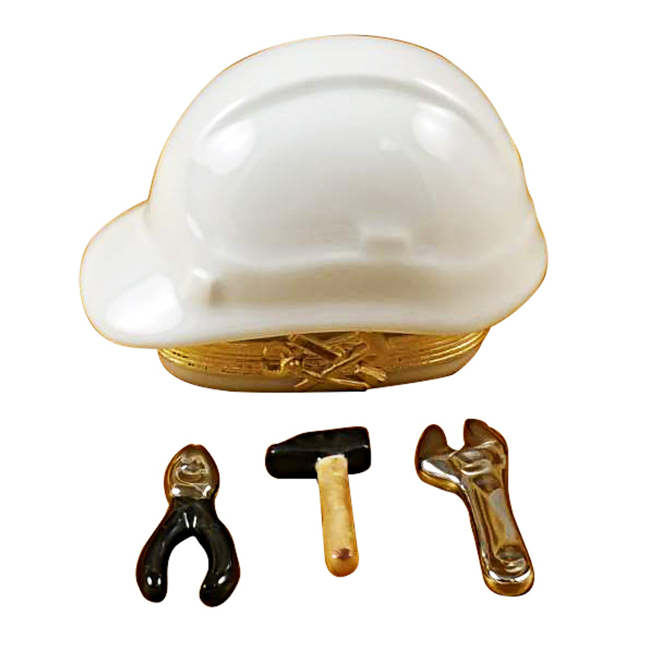 Hard Hat With Tools Rochard Limoges Box